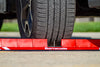 Barracuda by Stopstick in demonstration. Shows a Barracuda spike about to pierce a wheel.