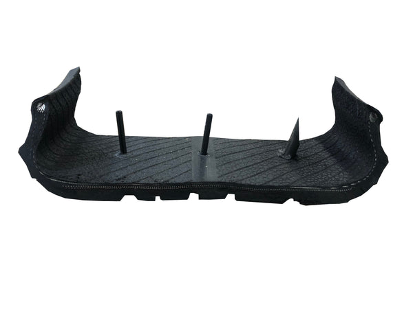 Stop stick spikes going through a tire, showing it as deflated.