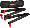 Stop stick inside black storage bag, next to black cover and red real